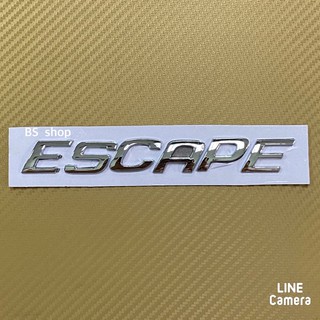 โลโก้* คำว่า ESCAPE ติดรถ ford ตัวหนังสือแยก ขนาด 2.2 x17.5 cm ราคาต่อชิ้น