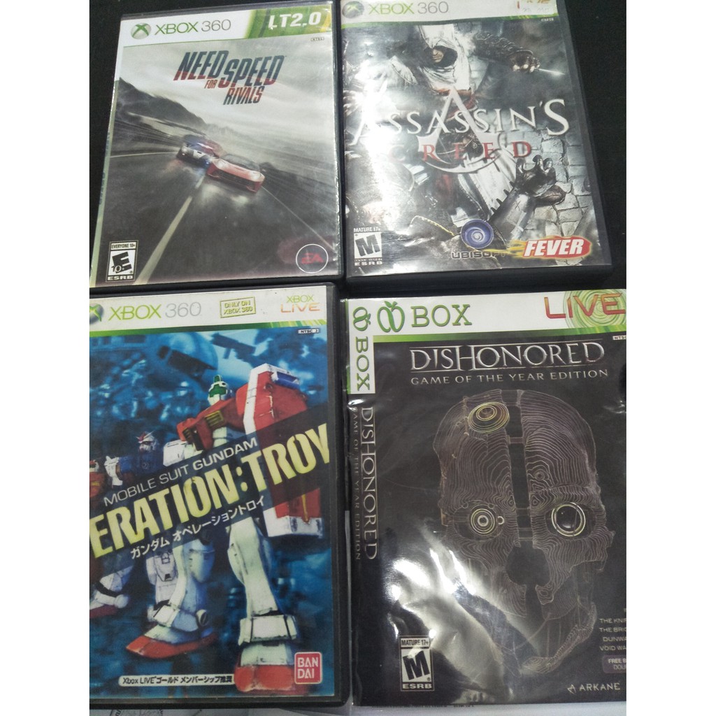 แผ่นเกมส์ xbox 360