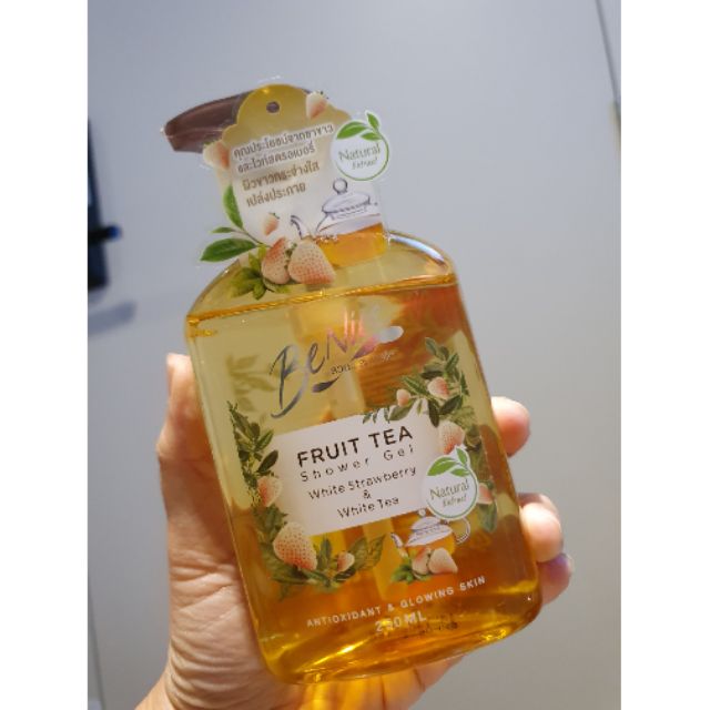 🌱 Benice Fruit tea Shower Gel 250มล หัวปั๊ม