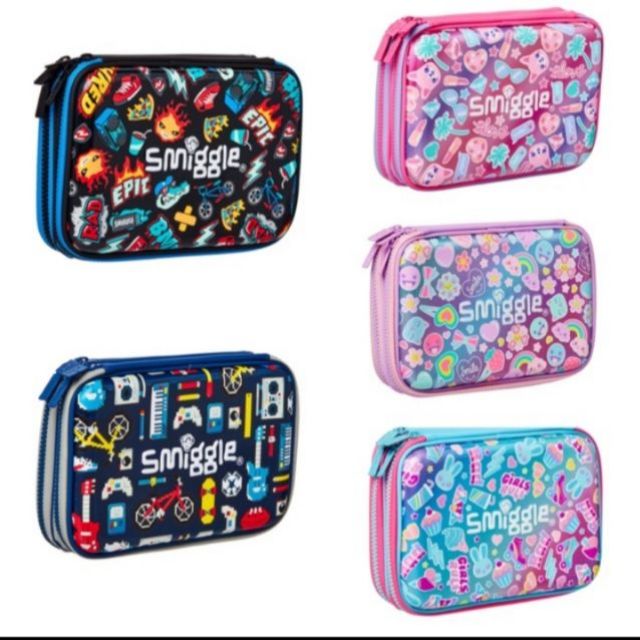 🌈ของแท้100% โปรส่งฟรี กล่องดินสอ2ชั้น smiggle