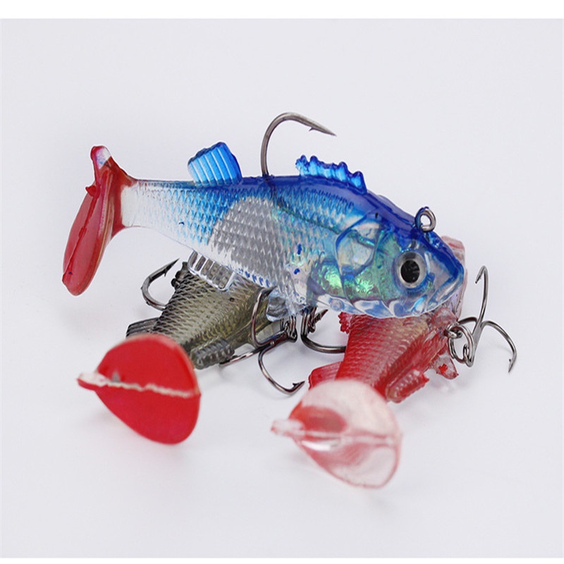 【CUNDA】🔥 8 กรัม / 6 ซม รุ่นปลาน้อย  ปลายาง เหยื่อยางพริ้ม หนอนยางหางโบก เหยื่อตกปลา พร้อมตะขอ เหยื่อตกหมึก ดึงดูดความสนใจของปลาได้เป็นอย่างดี เนื้อยางนิ่มหางพริ้วตกปลากะพงปลาช่อนมีร่องท้อง กบยาง VIB เหยื่อปลอมยาง เหยื่อตกปลาหน้าดิน อุปกรณ์ตกปลา - รูปที่ 4