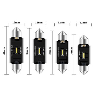 หลอดไฟอ่านหนังสือ Led C5W CSP CANBUS 41 มม. 31 มม. C5W สีขาว สําหรับติดป้ายทะเบียนรถยนต์ 1 ชิ้น