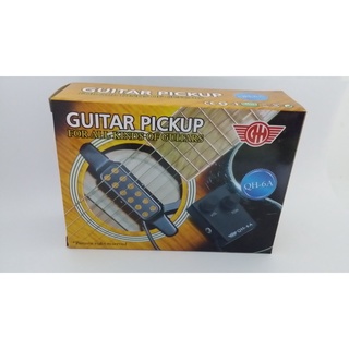 PICK UP GH-6A กีต้าร์โปร่ง พร้อมตัวปรับเสียง   ราคา 420 บาท