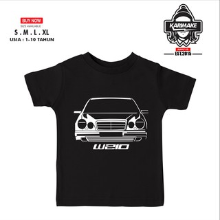 เสื้อยืด ลาย Karimake Mercedes Benz W210 สําหรับเด็กS-5XL