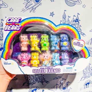 🇺🇸USA🇺🇸ขายดี❤️‍🔥รุ่นพิเศษ ชุบกลิทเตอร์❤️‍🔥โมเดล แคร์แบร์ CareBears figures Set✨Glitter✨ 🛫🇺🇸สินค้าจากอเมริกา ของแท้ 💯