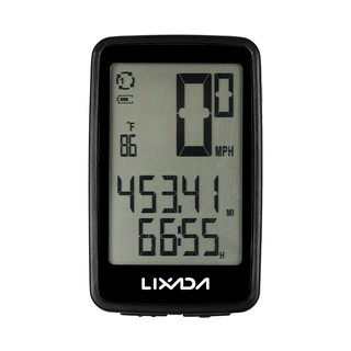 ❤Lixada USB Rechargeable Wireless Bike Cycling Computer with Bicycle Speedomete