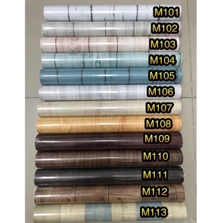 วอลเปเปอร์ลายไม้ หน้ากว้าง45เซน ยาว10เมตร ราคาถ