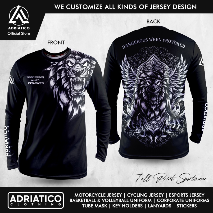 เสื้อขี่กีฬา Adriatico "LEVELUP-WEDNESDAY 2201" LEO