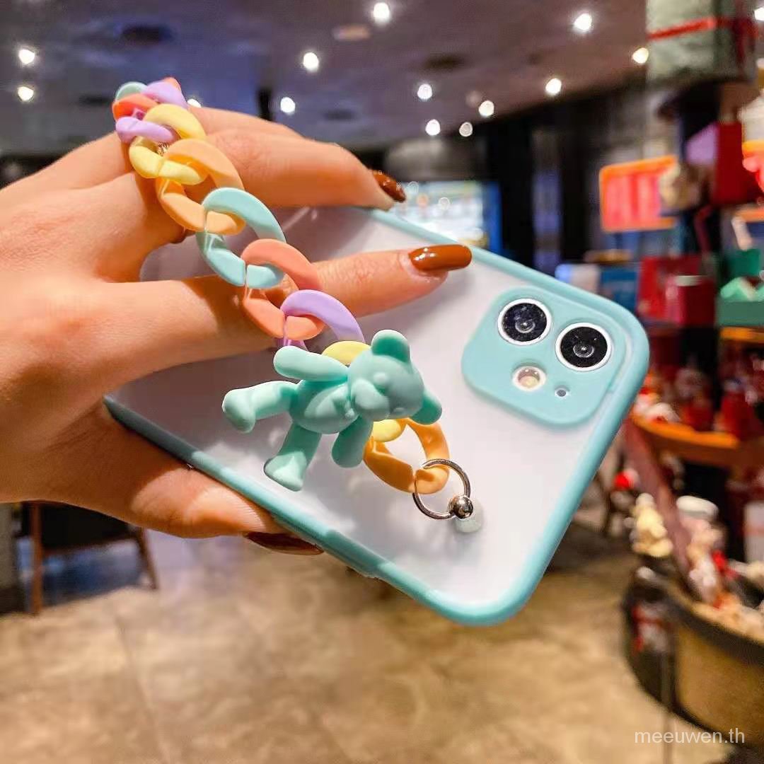 เคสโทรศัพท์มือถือลายการ์ตูนหมีสําหรับ Oppo A53 A15 A11K A9 A 5 A8 A31 A33 A52 A5S A7 A12 A7X A 5 A3S A91 A12E A72 F11 F9Pro Realme C1 #8