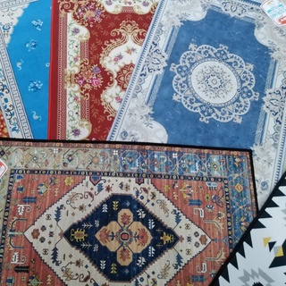 พรมขนาดเล็ก พรม FLOOR MAT พรมเช็ดเท้า Vintage Traditional Turkish rug พรมเช็ดเท้าลายหลุยส์