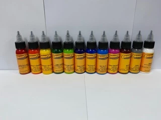 สีสักยี่ห้อ Eternal แบ่งขายขนาด 8 ml สีจากอเมริกา มีใบการันตี หมึกสัก(จำหน่ายอุปกรณ์สักทุกชนิด)