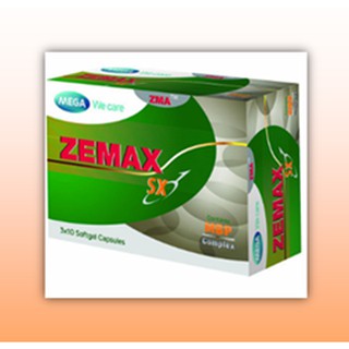 Mega We Care Zemax SX 30 Capsules เสริมฮอร์โมน และกล้ามเนื้อ 4.8 (1 กล่อง)