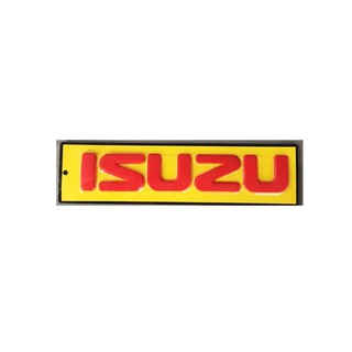 โลโก้ อีซูซุ ดีแม็ก Isuzu D-MAX สีแดง