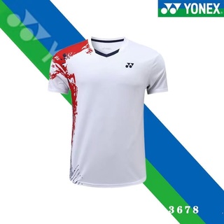 Yonex ใหม่ ชุดเสื้อกีฬาแบดมินตัน แบบแห้งเร็ว สําหรับผู้ชาย และผู้หญิง