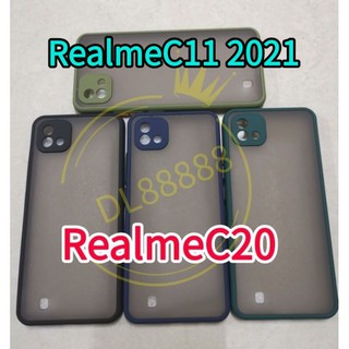 C20✨พร้​อมส่งใน🇹🇭🆕เคสขอบนิ่มหลังแข็งขุ่นคลุมกล้อง For RealmeC20 | Realme C20 / RealmeC11 2021 / Realme C11 2021