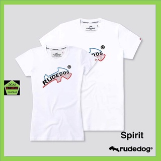 Rudedog เสื้อคอกลม ชาย หญิง รุ่น Spirit สีขาว