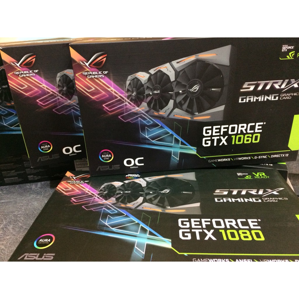 ASUS ROG STRIX-GTX1060-O6G-GAMING  ประกันถึงปี2020
