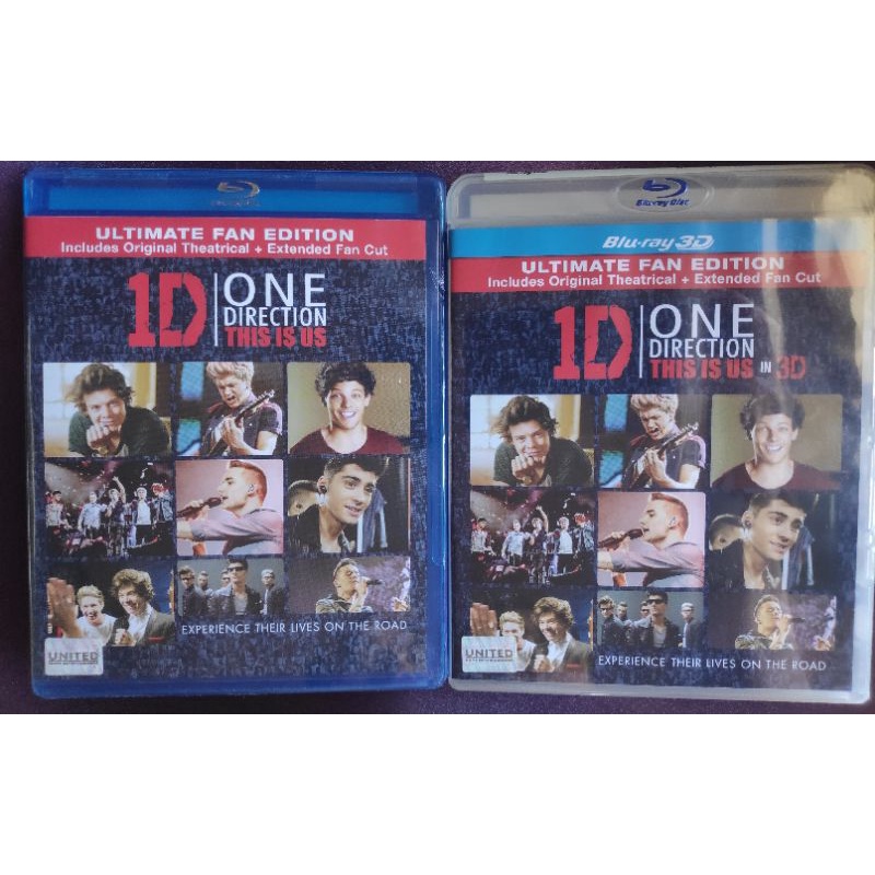 Blu-ray 3D+2D 1D One Direction This is us บลูเรย์ 3D+2D นี่คือพวกเรา:วัน ไดเรกชั่น กล่องฟ้าแบบ2D กล่