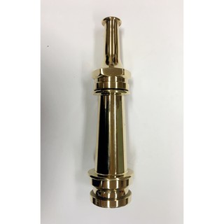 หัวฉีดลำตรงแบบสวมเร็ว ขนาด 2.5"x12" ชนิดทองเหลิง / Jet Nozzle 2.5" x 12" brass for fire hose