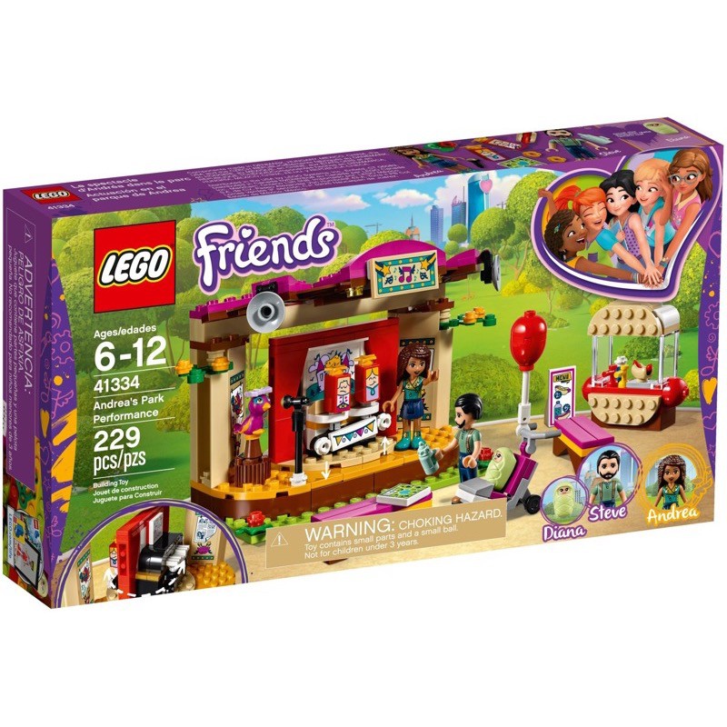 เลโก้แท้ LEGO Friends 41334 เลโก้ Andrea's Park Performance