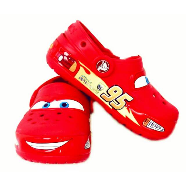 รถ Crocs รองเท้าแตะ / รองเท้าแตะ Crocs mcqueen (s-116)