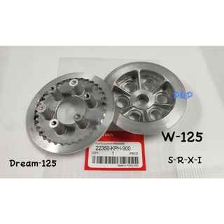 [2ชิ้น]จานครัช6ขา ชุดจานครัช เกรดแท้ W-125s,r,x,i,Dream-125