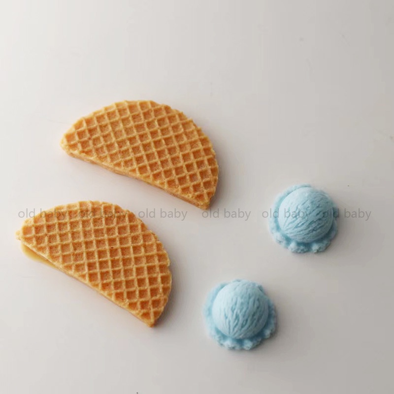 แม่พิมพ์ซิลิโคน รูปวาฟเฟิลน่ารัก สไตล์เกาหลี สําหรับทําเทียน ไอศกรีม แฮนด์เมด DIY th358