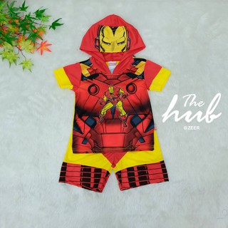 💥ส่งฟรีEMS💥ชุดเด็ก Set เสื้อ+กางเกง IRON MAN