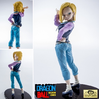 Model Figure งานแท้ Original แมวทอง Dragon Ball Super Z ดราก้อนบอล ซูเปอร์ แซด Android 18 มนุษย์จักรกล หมายเลข 18