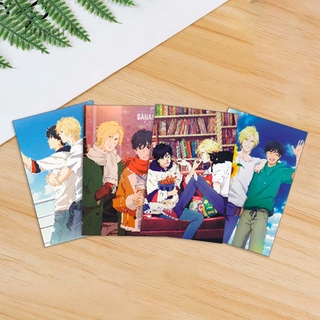 โปสเตอร์ โปสการ์ด การ์ด และสติกเกอร์ ลายอนิเมะ Banana fish