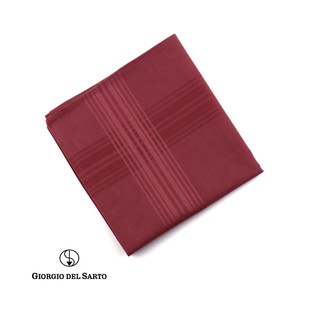 GIORGIO DEL SARTO Handkerchief ผ้าเช็ดหน้า 100% Cotton