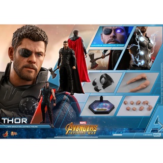 HOTTOYS THOR AVENGERS INFINITY WAR โมเดลธอร์ บุตรของโอดิน ภาคอินฟินิตี้วอร์ มาพร้อมขวานใหญ่ สภาพสวยใหม่ของแท้คุ้มค่าสุดๆ