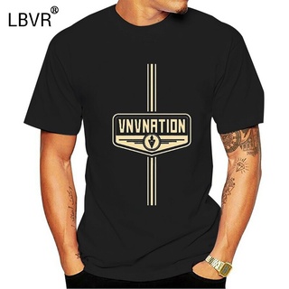 เสื้อยืดสีขาวเสื้อยืดแขนสั้นลําลอง เข้ารูป พิมพ์ลายกราฟิก Vnv Nation The Never Ending แฟชั่นสําหรับผู้ชายS-4XL