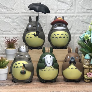 Chamaa  โมเดลโตโตโร่ TOTORO 1 ชุด มี 5 ตัว