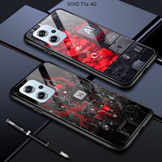 VIVO T1 T1x Pro 4G 5G เคสวีโว่ สำหรับ Case Technology Circuit Board Explorer เคส เคสโทรศัพท์ เคสมือถือ