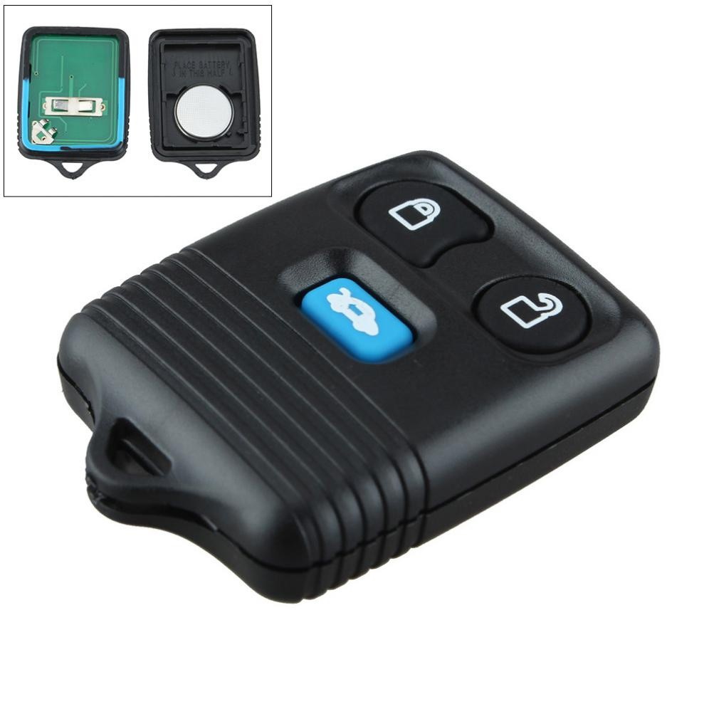 รีโมตกุญแจรถยนต์ 3 ปุ่ม 433MHz สําหรับ Ford Mazda Transit MK6 Mercury 1998-2009
