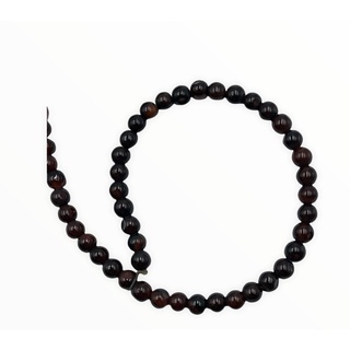 black and red agate 6 MM สีดำและสีแดงอาเกต 6 MM