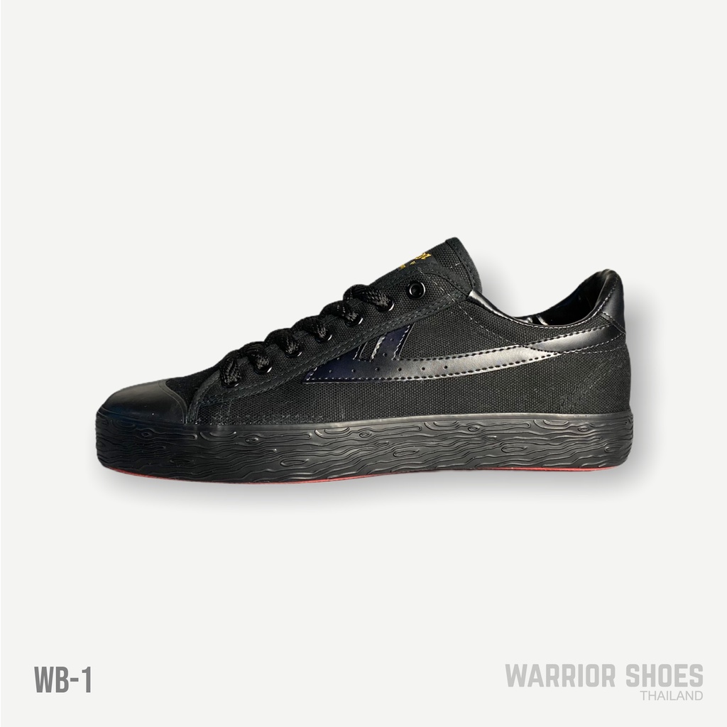 Warrior shoes รองเท้าผ้าใบ รุ่น WB-1 สี Black