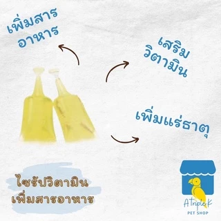 Marukan มารุคัง ไซรัปวิตามินสูตรเพิ่มสารอาหาร สำหรับกระต่าย แฮมสเตอร์ นก 10หลอด นำเข้าจากญี่ปุ่น MR70