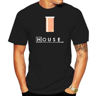 [COD]ใหม่ เสื้อยืดแขนสั้น คอกลม ผ้าฝ้ายแท้ พิมพ์ลาย House MD สไตล์ฮิปฮอป แฟชั่นสําหรับผู้ชาย เสื้อยืด ผ้าฝ้าย พิมพ์ลาย L