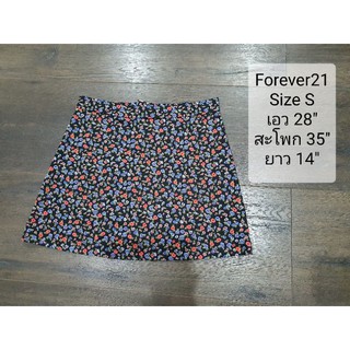 กระโปรง ลายดอก FOREVER XXI Forever21 size S