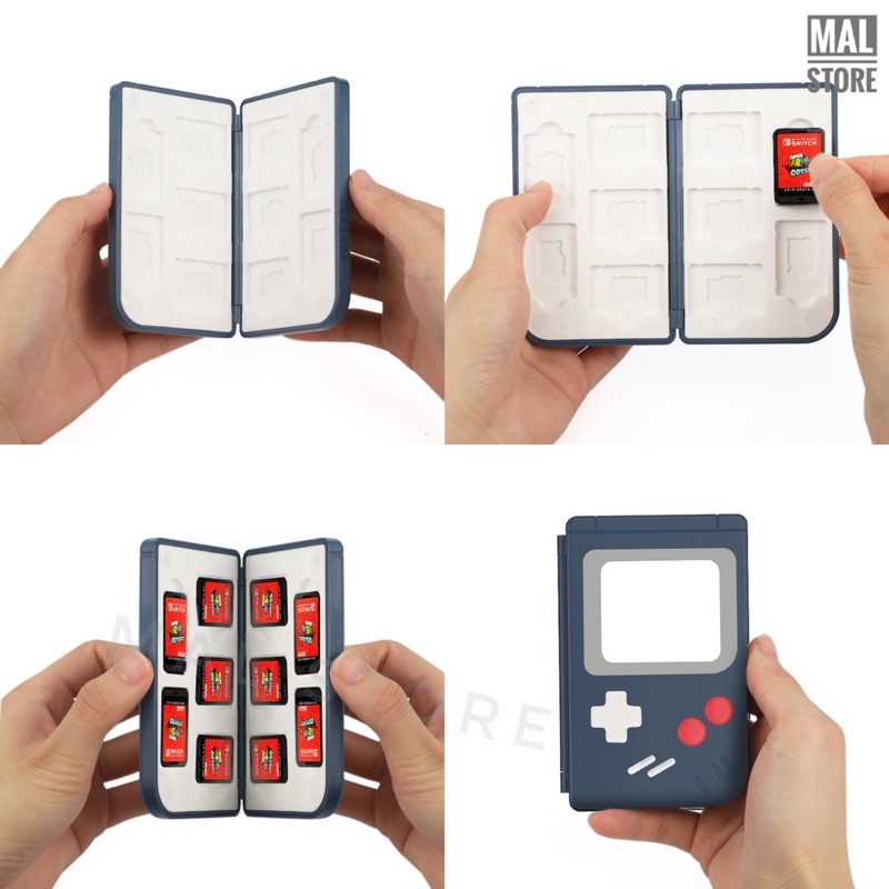 กล่องใส่การ์ดเกมส์ Nintendo SWITCH 10 ใบ และ MicroSD 10 ใบ ป้องกันการกระแทกและกันน้ำ 20 ช่อง ราคา ถูกที่สุด ดีลบีเคเค แกลเลอรีภาพที่ 7