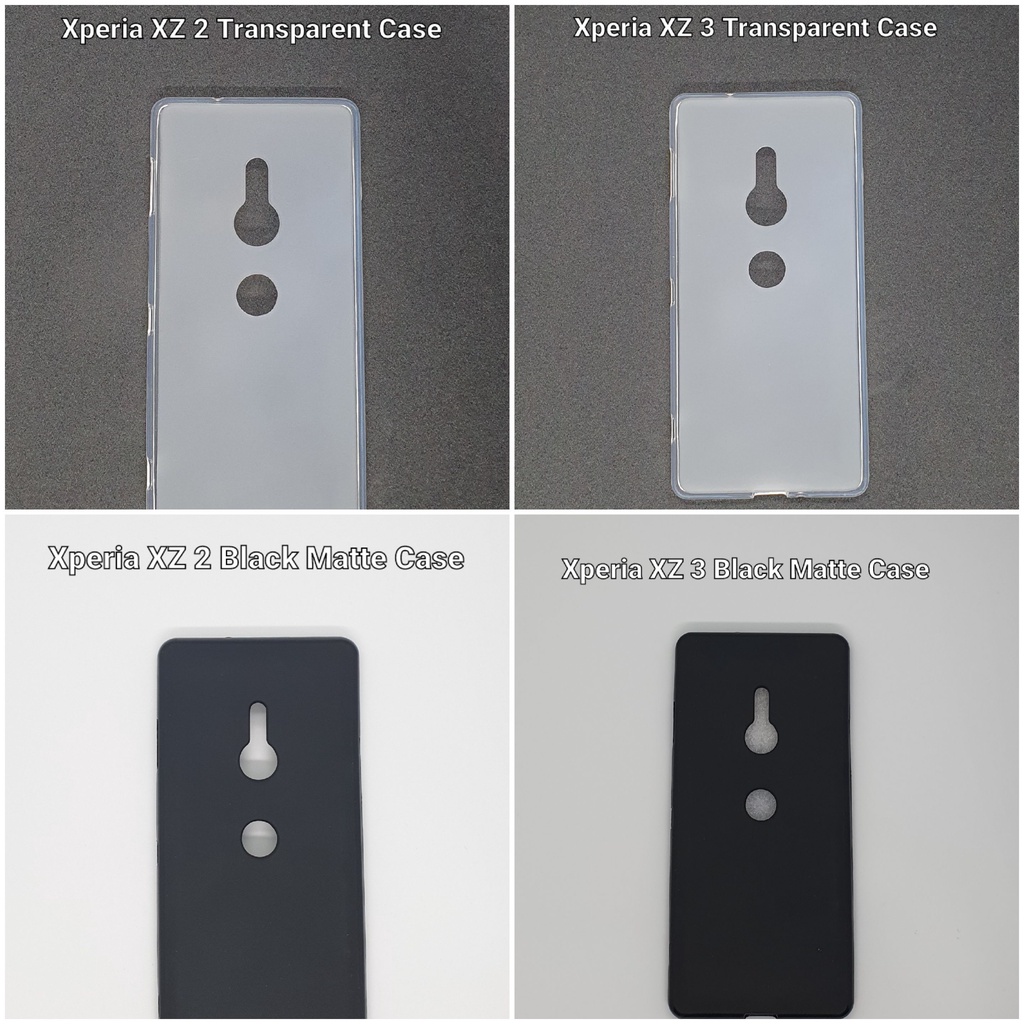 Sony Black Matte Case Xperia XZ 1 2 3 4 5 8 10 Premium L1 XZ1 XZ2 XZ3 XZS XZP XZ2P XA1 XA2 XZ4 XZ5 Z