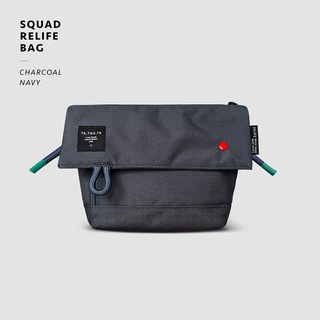 Squad relife charcoal navy sling bag กระเป๋าสะพายข้างรุ่น Squad สีกรมดำอมเทา / TA.THA.TA