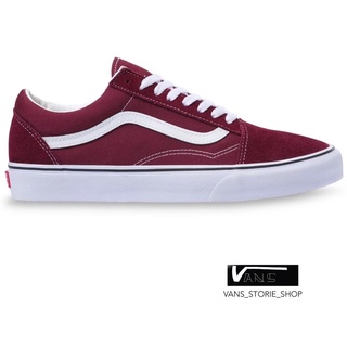 VANS OLD SKOOL PORT ROYALE TRUE WHITE SNEAKERS สินค้ามีประกันแท้