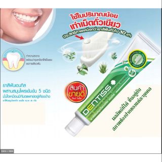 ยาสีฟันสมุนไพรสกัด เดนทิส Mistine Herbal Extracted Toothpaste Dentiss 40g.