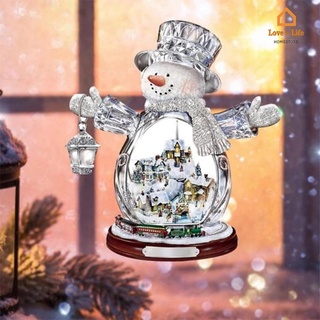 (Ninja-Christmas) สติกเกอร์แก้วคริสตัล รูปซานต้า สโนว์แมน แฟนตาซี สําหรับตกแต่งผนังบ้าน ตู้เย็น