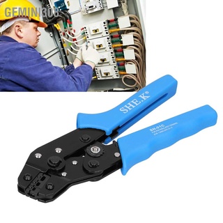 Crimp Plier Ratchet Wire Crimper Terminal Cable Crimping Tool Cold Press 24‑14 AWG SN‑01C