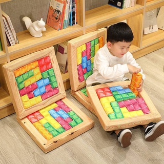 Yyds หมอนฟองน้ําปริศนา The Tetris ของเล่นเสริมการเรียนรู้เด็ก สําหรับตกแต่งบ้านตุ๊กตา