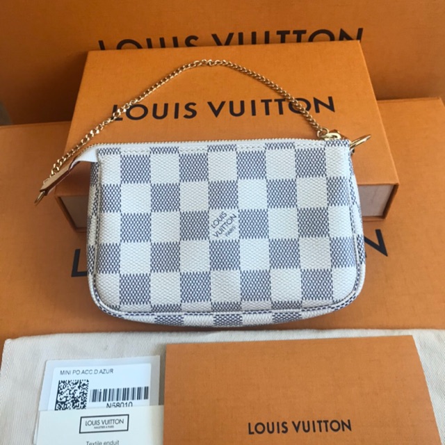 ของใหม่ lv pochette azur dc19